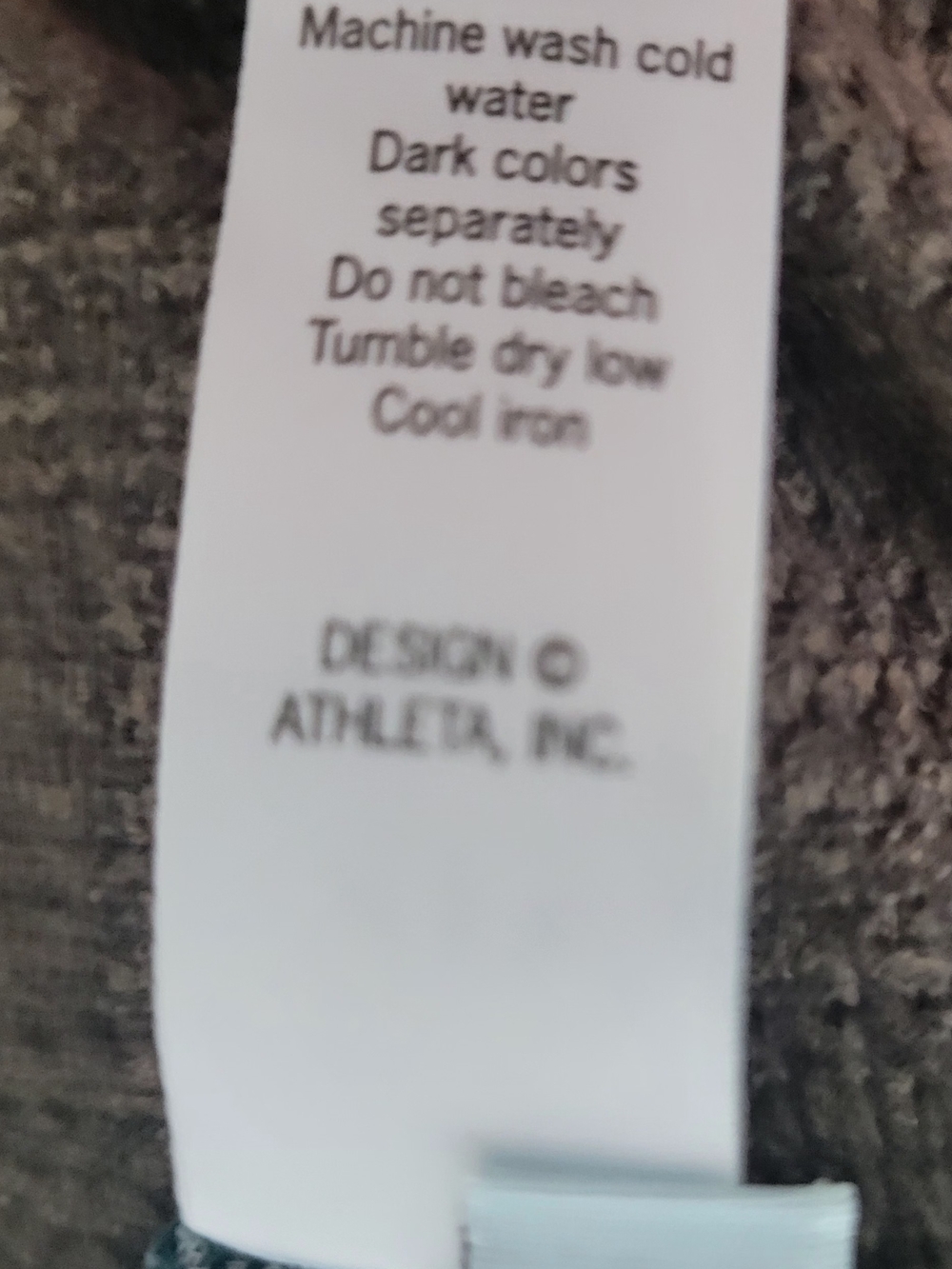 Athleta Aqua Ombre Printed Long-Sleeve Henley Top - Picture 4 of 4